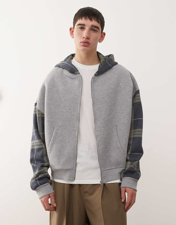 COLLUSION Boxy hoodie grey