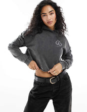 Load image into Gallery viewer, HUGO RED boxy hoodie black