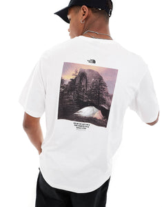 The North Face Camping back graphic t-shirt white