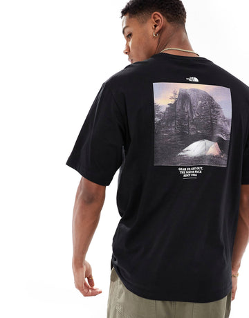 The North Face Camping back graphic t-shirt black