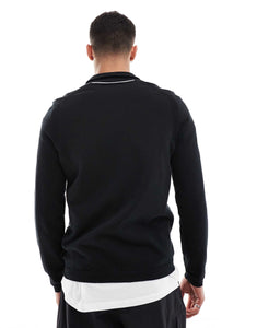 BOSS GREEN ever-x half zip sweatshirt black