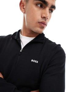 BOSS GREEN ever-x half zip sweatshirt black