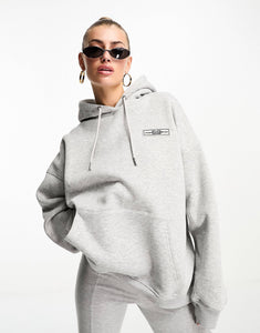 The Couture Club logo hoodie grey