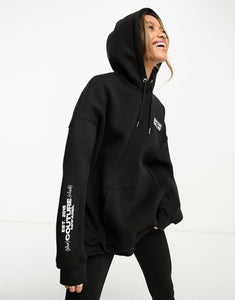 The Couture Club co-ord oversized hoodie black