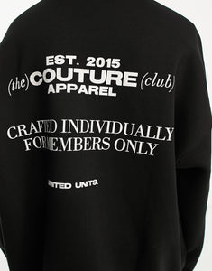 The Couture Club co-ord oversized hoodie black