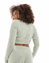 Load image into Gallery viewer, Nike Phoenix Boucle crop top jogger light green