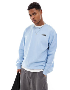 The North Face Camping retro back graphic sweatshirt steel blue