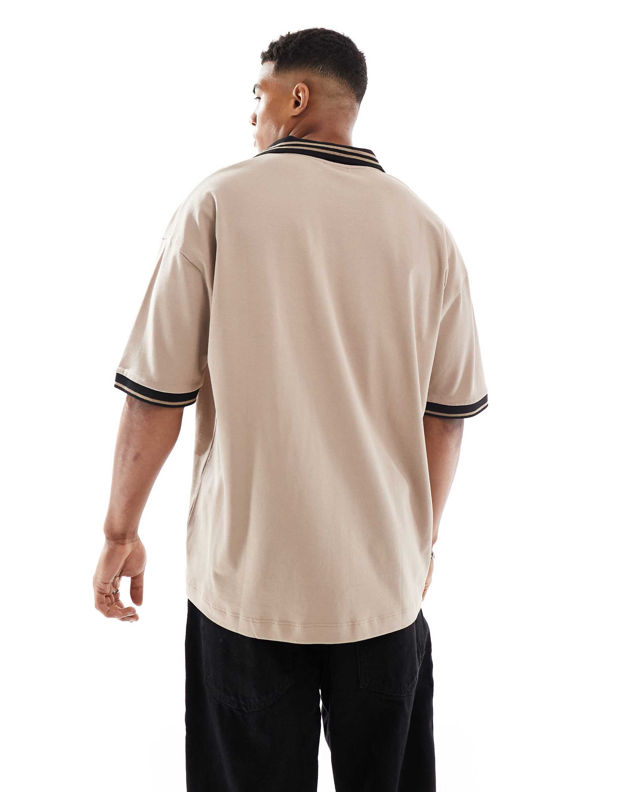 Design oversized Pique Polo