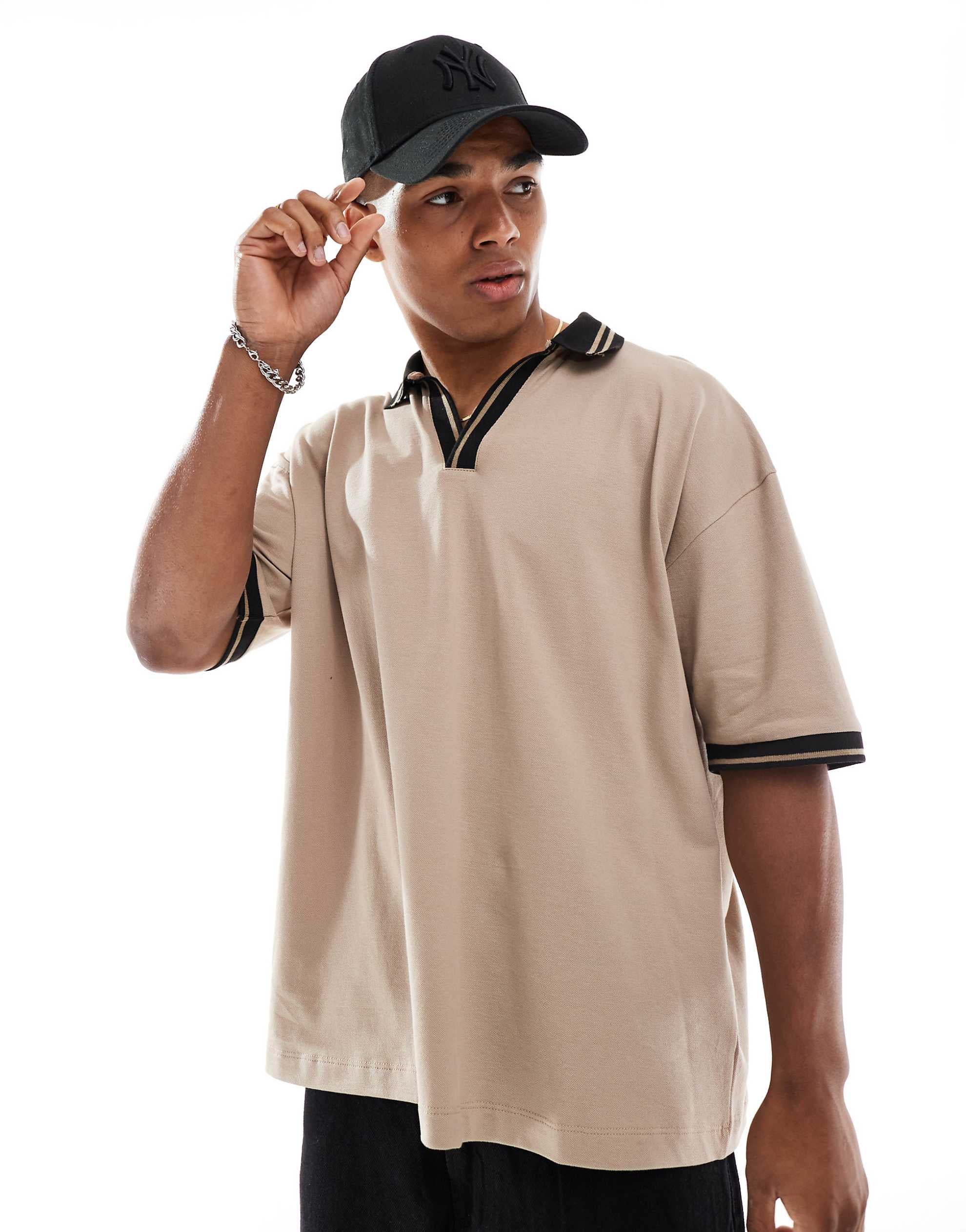 Design oversized Pique Polo