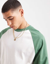 Load image into Gallery viewer, DESIGN heavyweight oversized raglan t-shirt cream