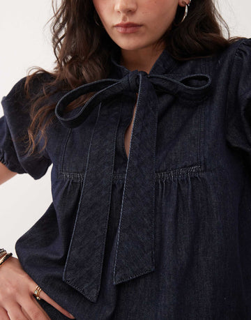 Reclaimed Vintage denim top