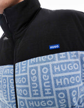 Load image into Gallery viewer, HUGO Blue byres puffer jacket black blue