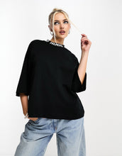 Load image into Gallery viewer, HUGO Dinaya t-shirt black