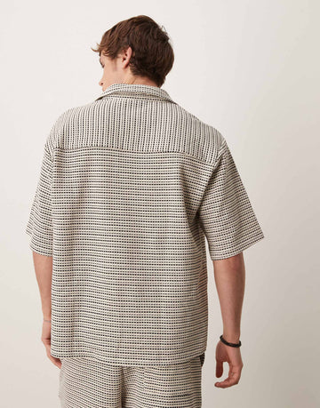 DESIGN crochet oversized shirt