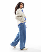 Load image into Gallery viewer, HUGO Blue fosbury sherpa jacket off white blue