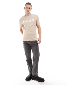 HUGO Dulivo t-shirt beige