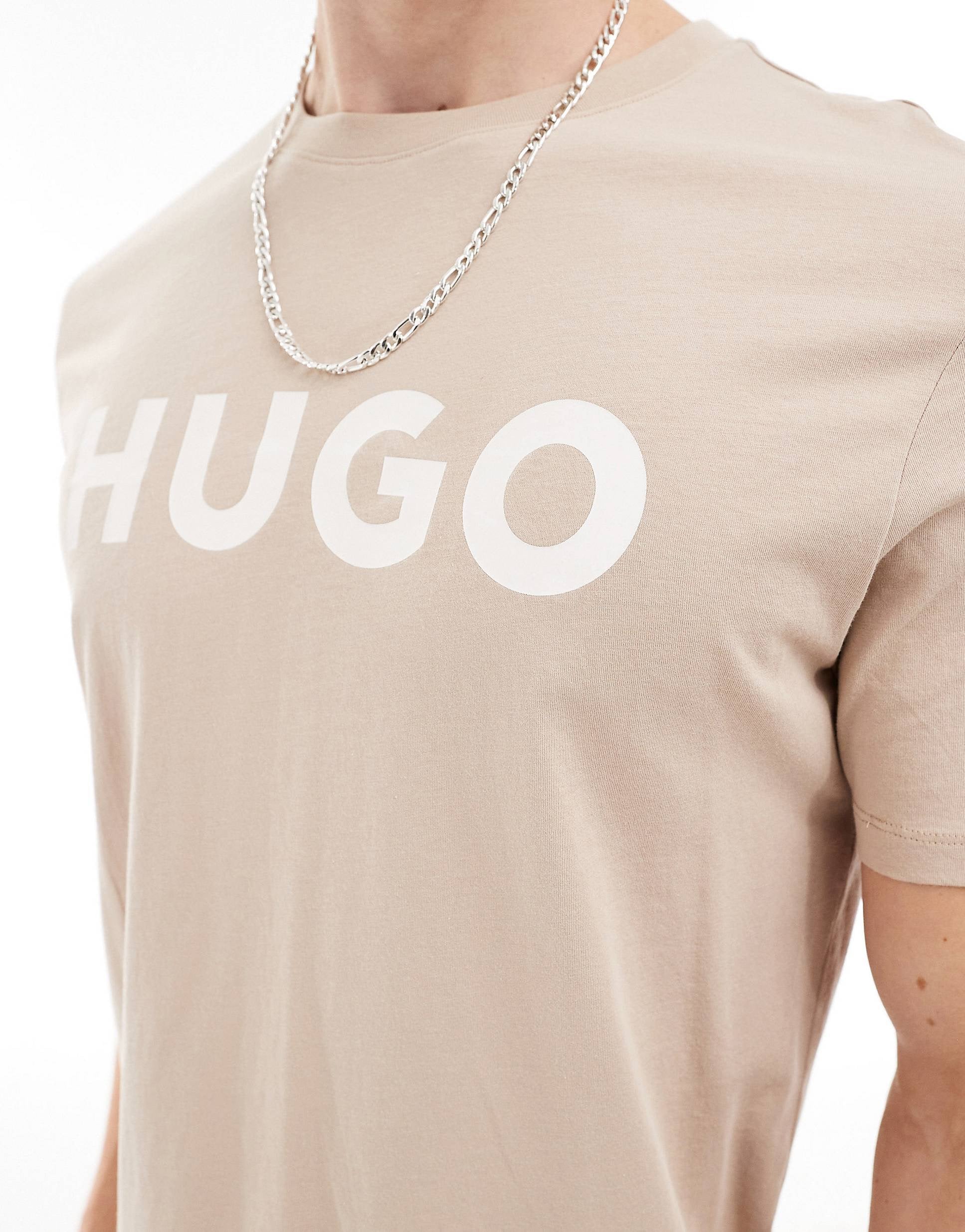 HUGO Dulivo t-shirt beige
