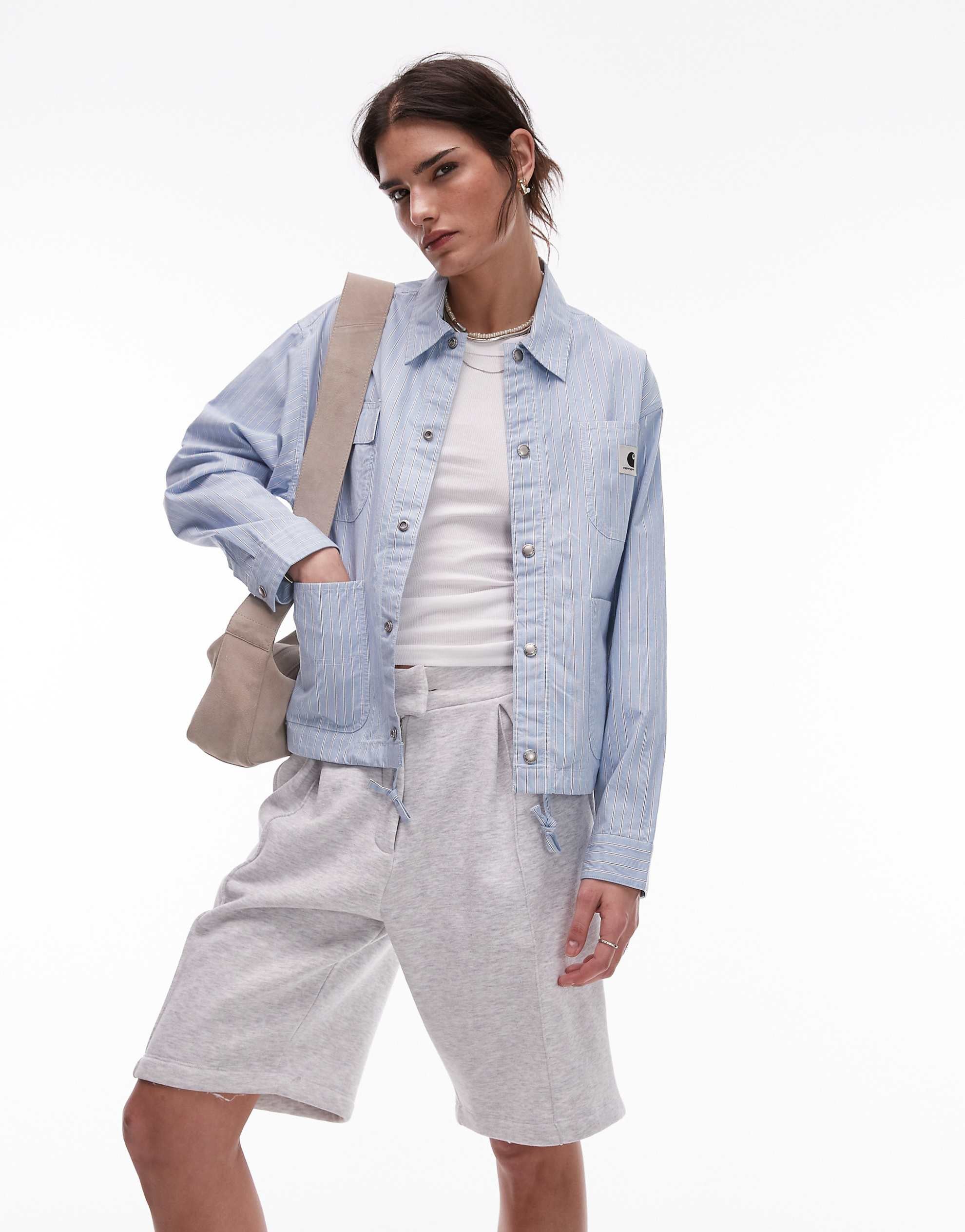 Carhartt WIP Nota jacket light blue