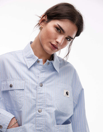 Carhartt WIP Nota jacket light blue