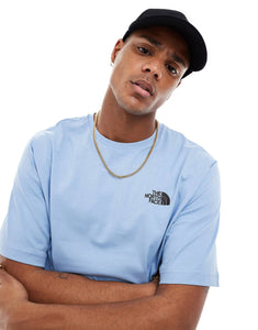 The North Face Camping retro back graphic t-shirt blue