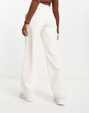 adidas Originals premium essentials joggers off white