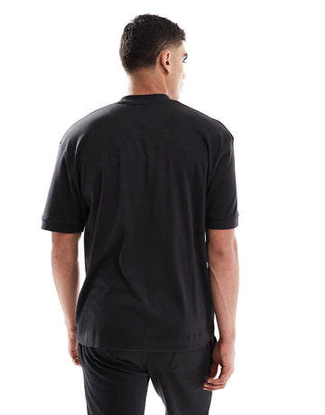 Brave Soul cotton blend t-shirt shorts co-ord set  black