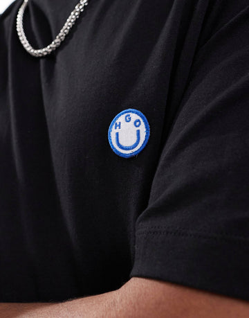 HUGO BLUE relaxed t-shirt black