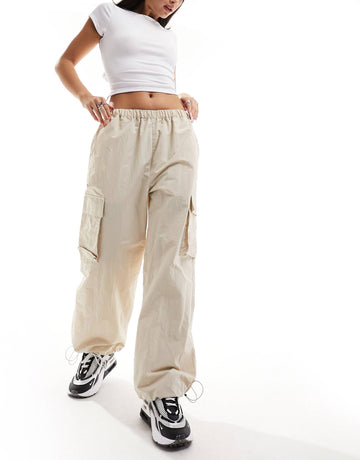 Sixth June parachute pants beige