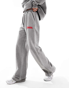 Kaiia oversized hoodie joggers co-ord washed grey