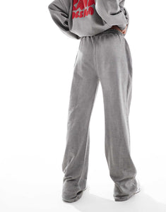 Kaiia oversized hoodie joggers co-ord washed grey