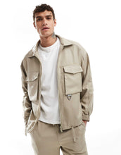 Load image into Gallery viewer, Sixth June jacket co-ord beige