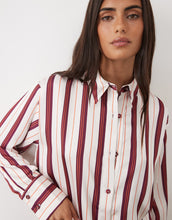 Load image into Gallery viewer, DESIGN satin boyfriend shirt stripe co-ord