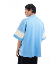 Load image into Gallery viewer, adidas Originals shirt blue off white