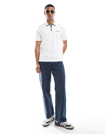 Hugo Red Dalomino polo shirt white