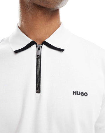 Hugo Red Dalomino polo shirt white