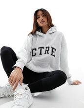 Load image into Gallery viewer, The couture club varsity hoodie grey marl