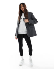 Load image into Gallery viewer, The couture club varsity hoodie grey marl