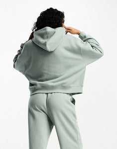 New Balance Linear Hertiage oversized hoodie sage