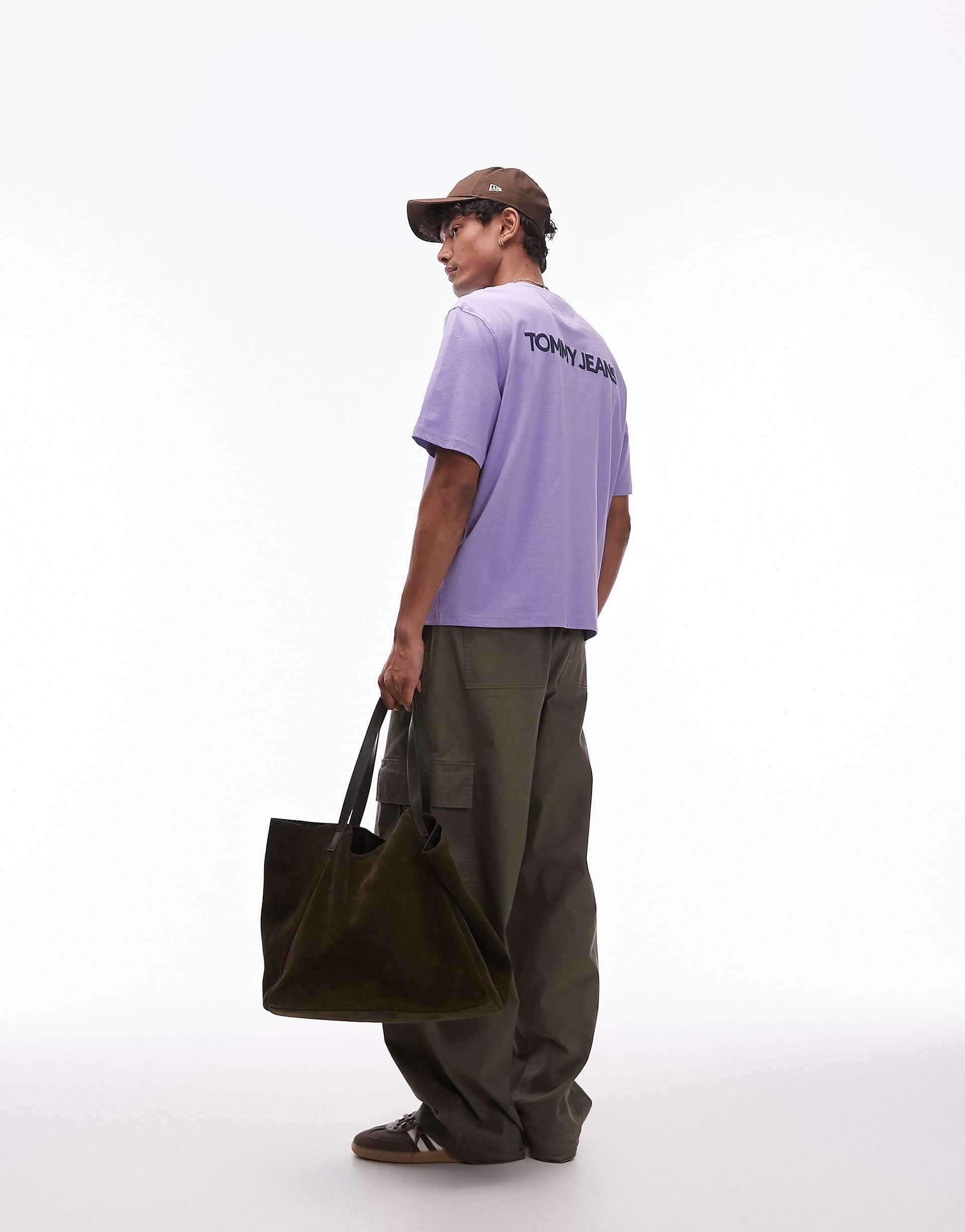 Tommy Jeans oversized t-shirt hazy purple