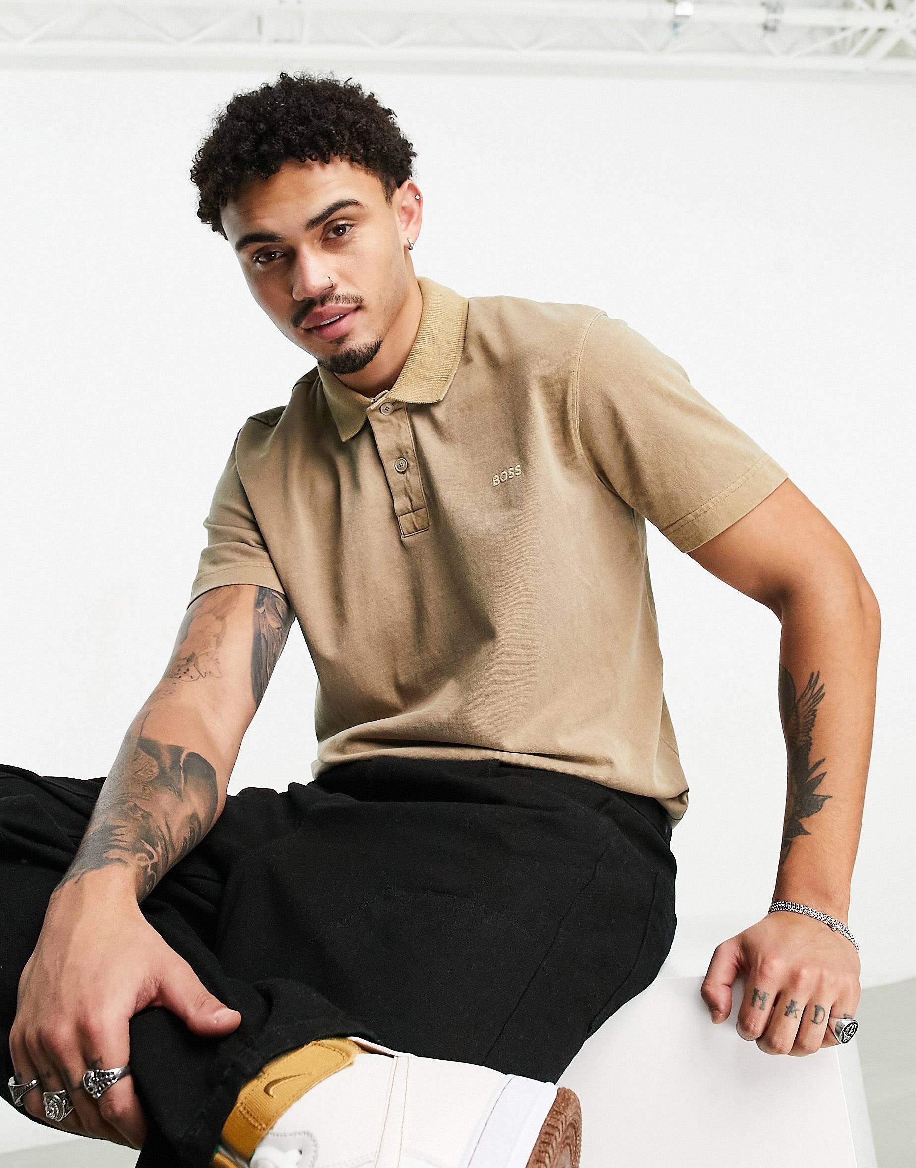 BOSS Orange Peneon t-shirt beige