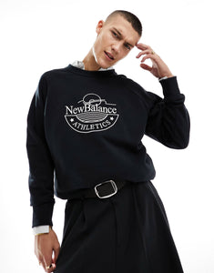 New Balance graphic sweatshirt black