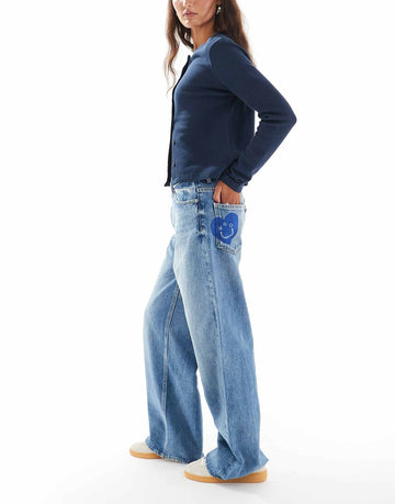 Hugo Blue Gamale straight leg jeans blue wash