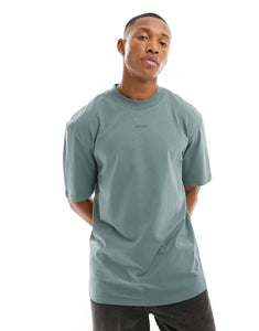 HUGO Dapolino relaxed fit t-shirt green
