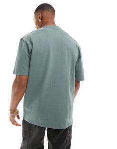 HUGO Dapolino relaxed fit t-shirt green