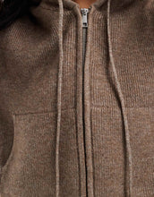 Load image into Gallery viewer, Cotton On lux cropped knitted bomber mocha