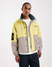 Load image into Gallery viewer, Tommy Jeans colourblock winndbreaker jacket stone &amp; yellow
