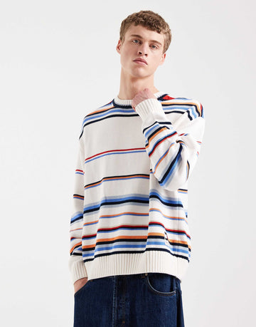 Tommy Jeans 90s jumper cream stripe