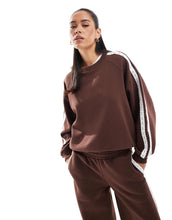 Load image into Gallery viewer, Miss Selfridge premium jogger &amp; sweatshirt chocolate