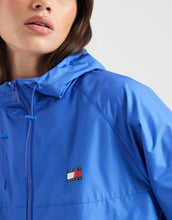 Load image into Gallery viewer, Tommy Jeans essential windbreaker jacket hood blue