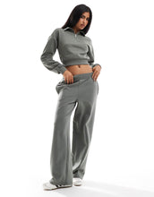 Load image into Gallery viewer, Miss Selfridge wide leg jogger co-ord sage